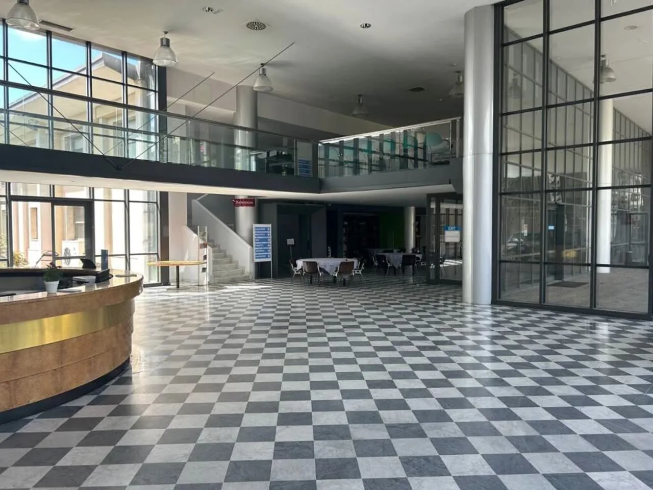 Der Eingang zum A.N.I.M.A.-Veranstaltungsort
