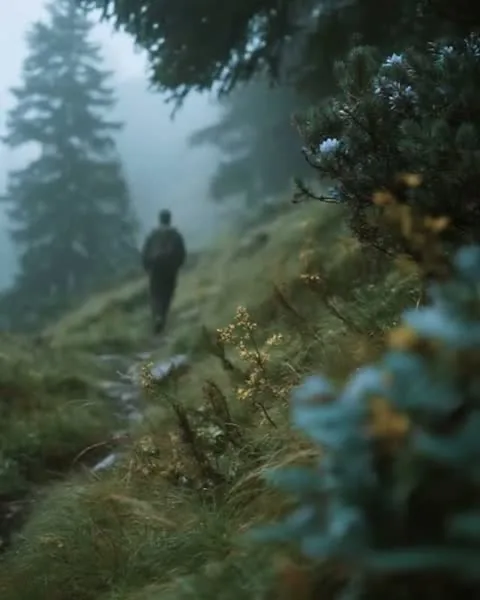 Ariaviva, trail in the mist