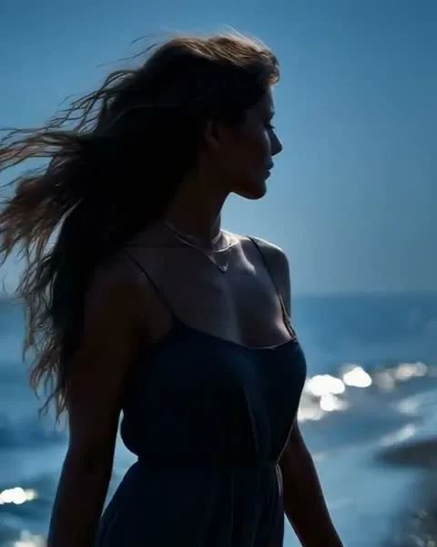 Nouvelle, figures on the beach